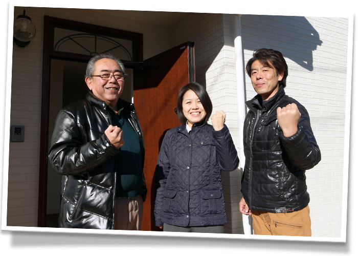 ユーリン・ホームのスタッフ3人